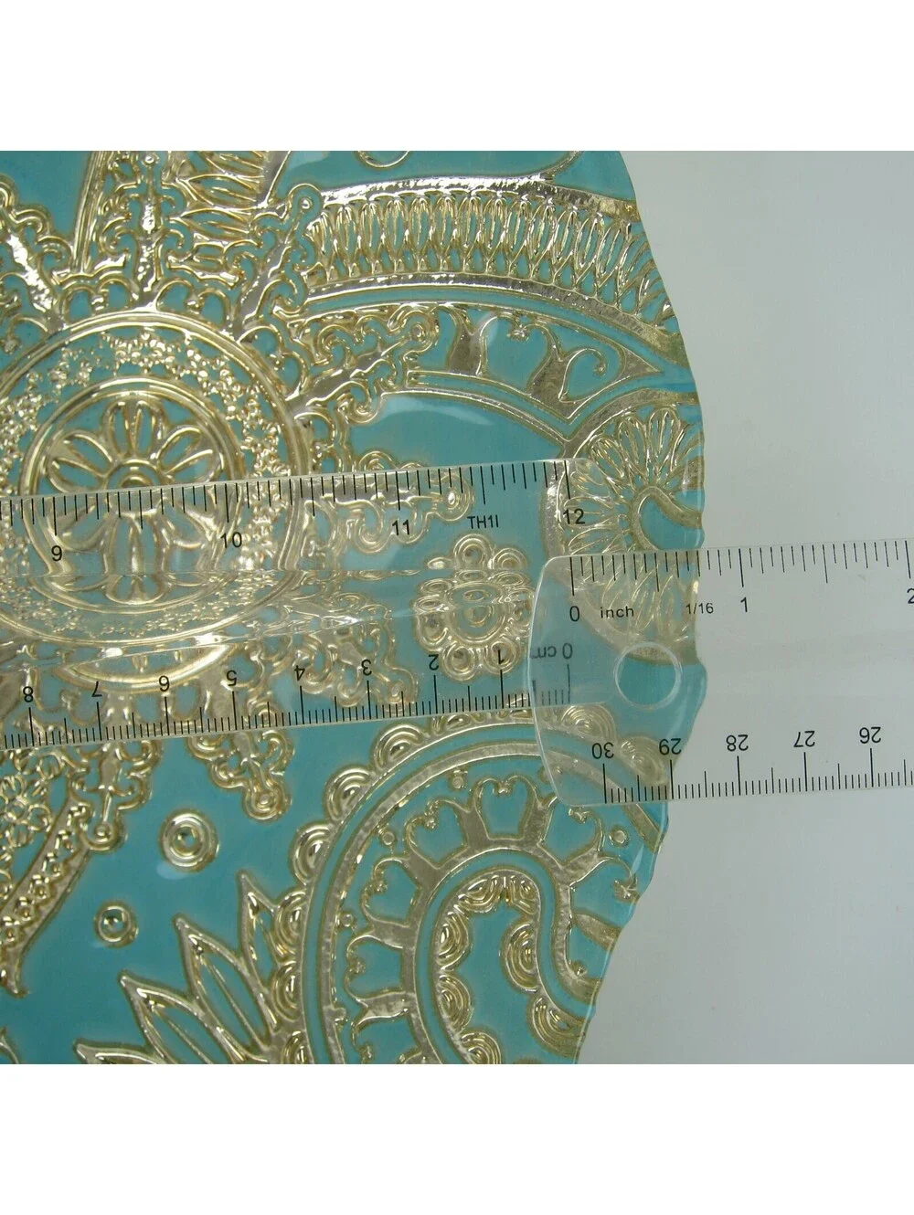 Vintage Decorative Glass Serving Bowl 13